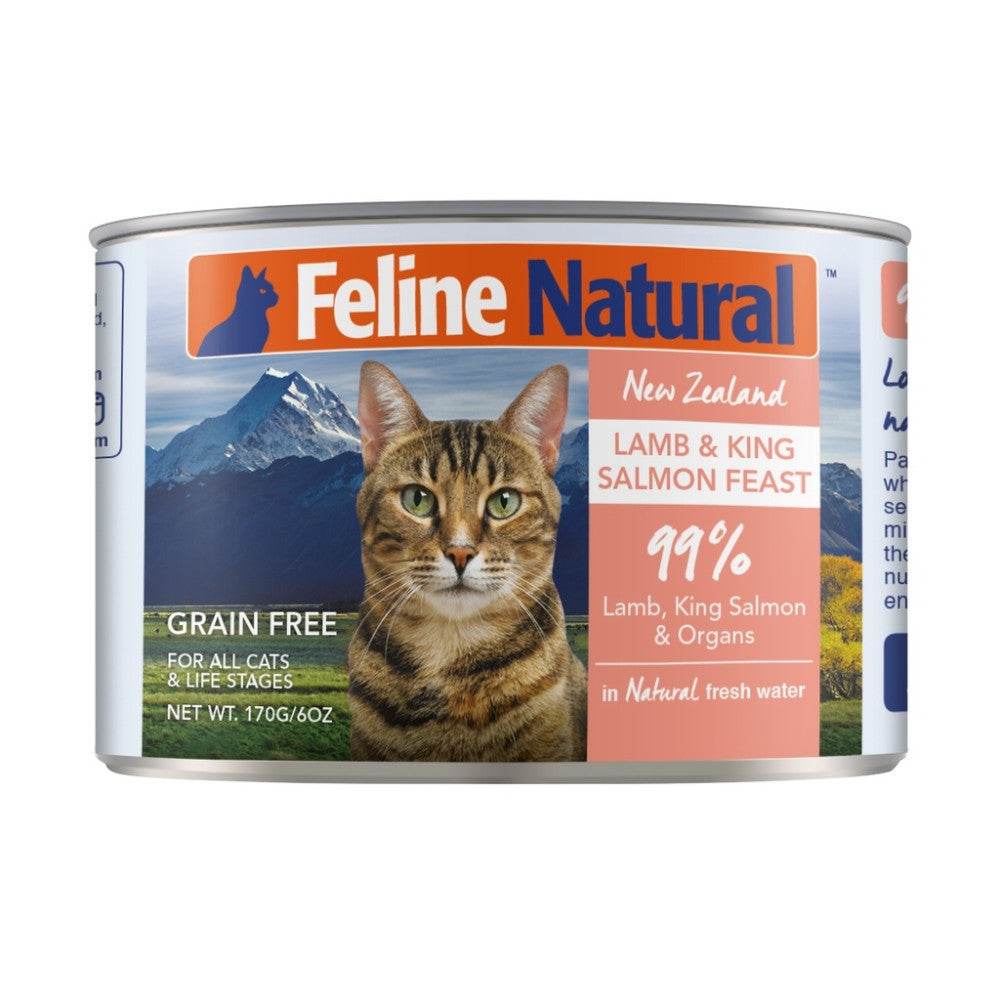 170g Feline Natural Cat Food Lamb & Salmon