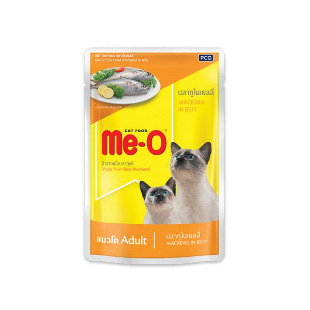 80g Me-O Cat Wet Food In Pouch MackerelJelly Senior