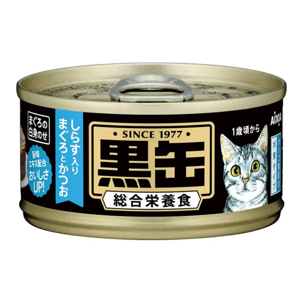 Aixia Kuro Wet Cat Food 80g BCM14 Tuna Skipjack with Whitebait