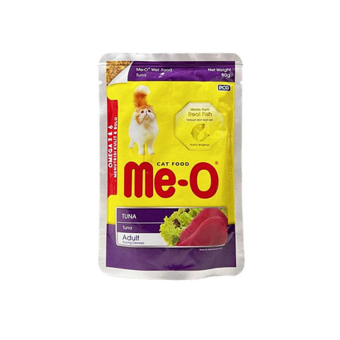 80g Me-O Cat Wet Food In Pouch Beef Chunk Jelly