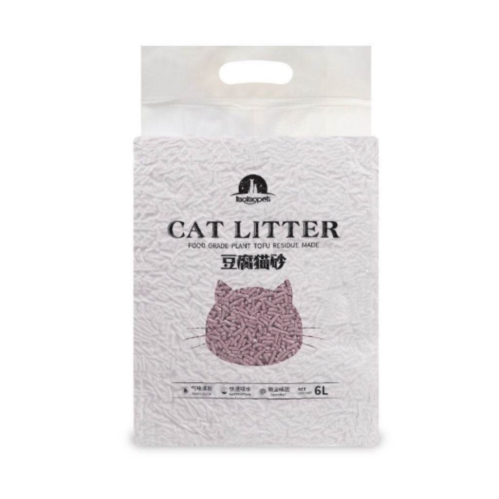 Tofu Cat Litter Organic 6L – Superior Odor Control Lavender 6L