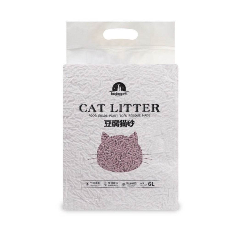 Tofu Cat Litter Organic 6L – Superior Odor Control Lavender 6L