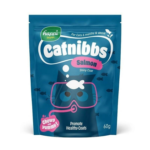 Happi Skippi Catnibbs Treats 60g – Tuna, Salmon, Chicken, Bonito Tuna