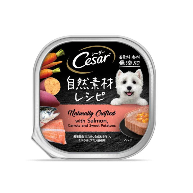 85g/100g Cesar Wet Food for Dogs N Crafted Salmon 85g