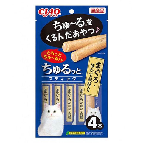 7g x 4pcs Ciao Churutto Cat Treats CS-121 Maguro