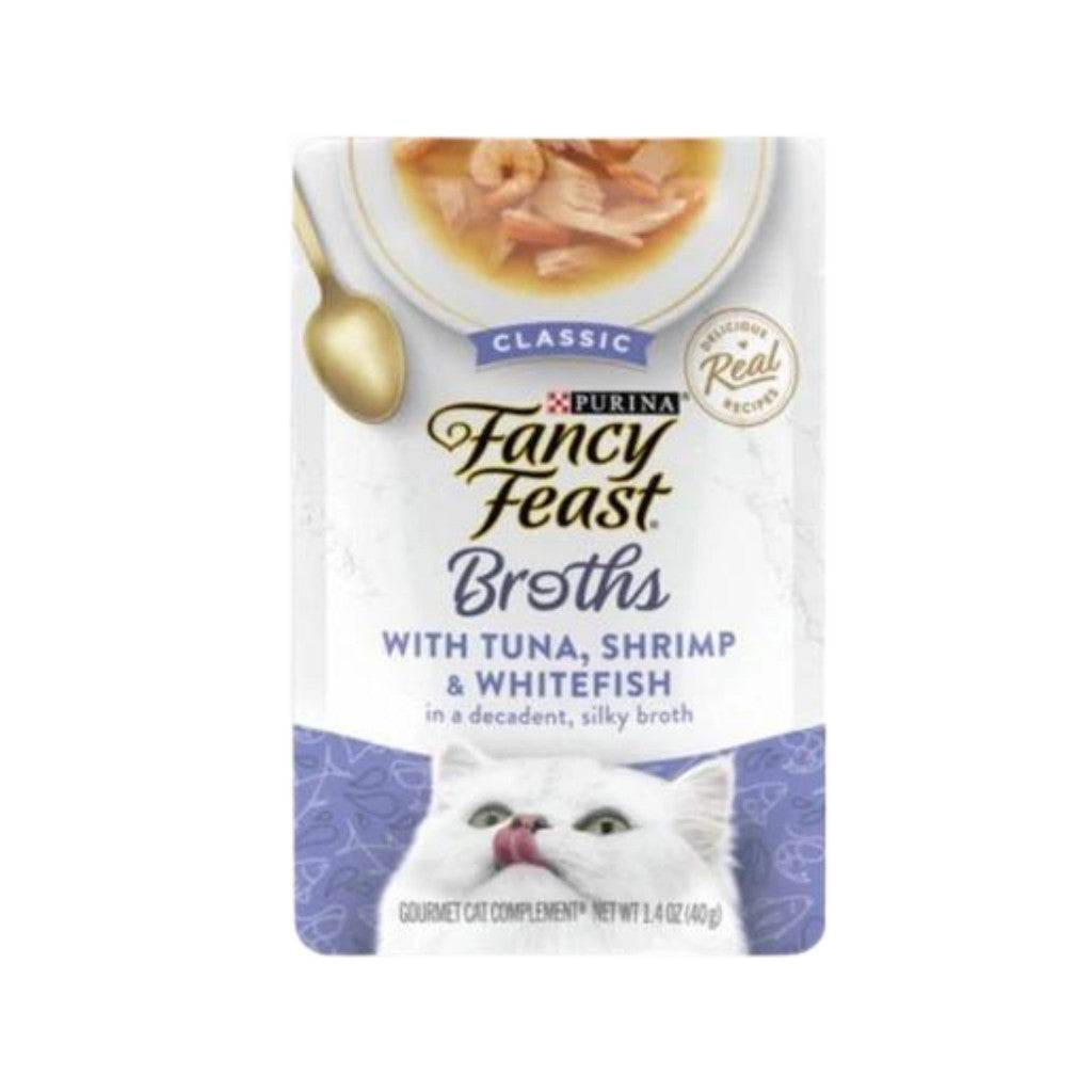 Fancy Feast Classic Broth 40g Tuna Shrimp