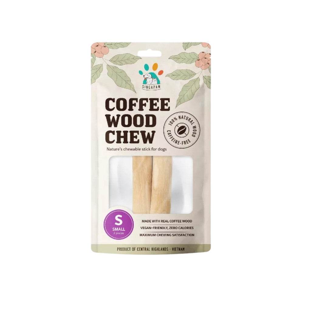 Singapaw Coffee Wood Dog Chew Small (2pcs pack)