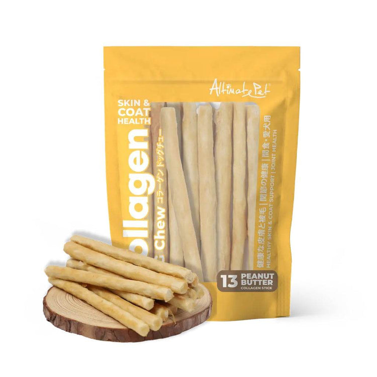 90g Altimate Pet Collagen Dog Chews Peanut Butter Stick