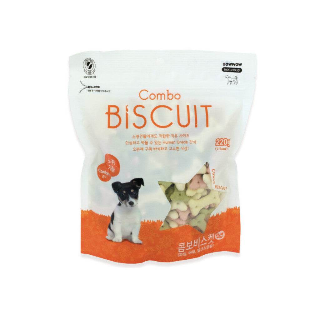 150g Bow Wow Dog Treats Combo Biscuit 220g