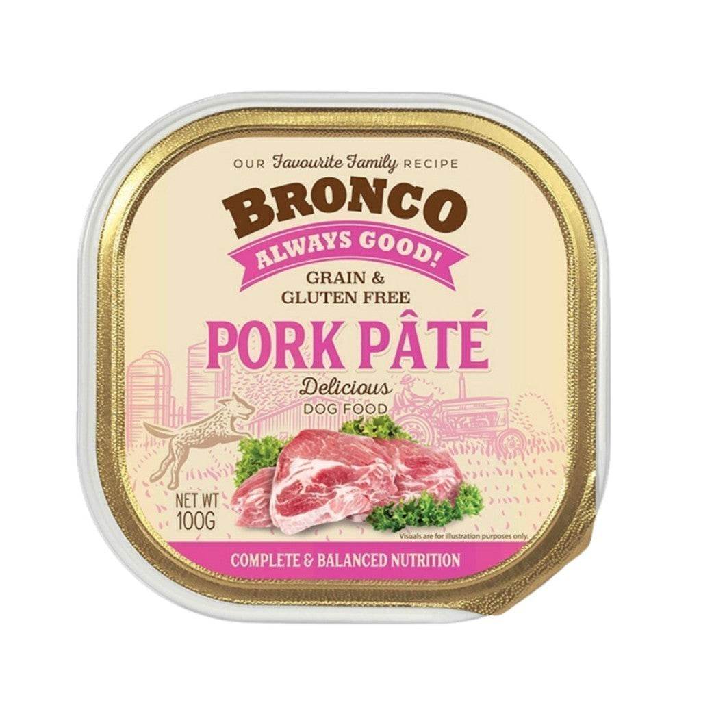 Bronco Premium Dog Food 100g Pork