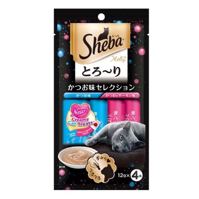 Sheba Melty Creamy Cat Snack 12g Katsuo Salmon