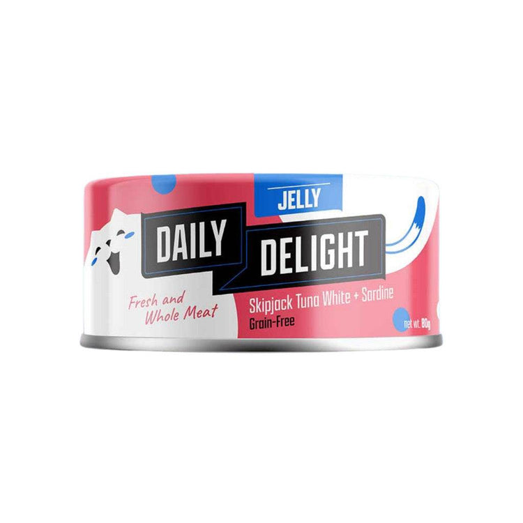 80g Daily Delight Jelly Wet Cat Food Sardine
