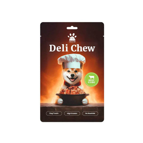 Singapaw Deli Chew Air Dried Jerky Dog Treats Beef Cube 120g