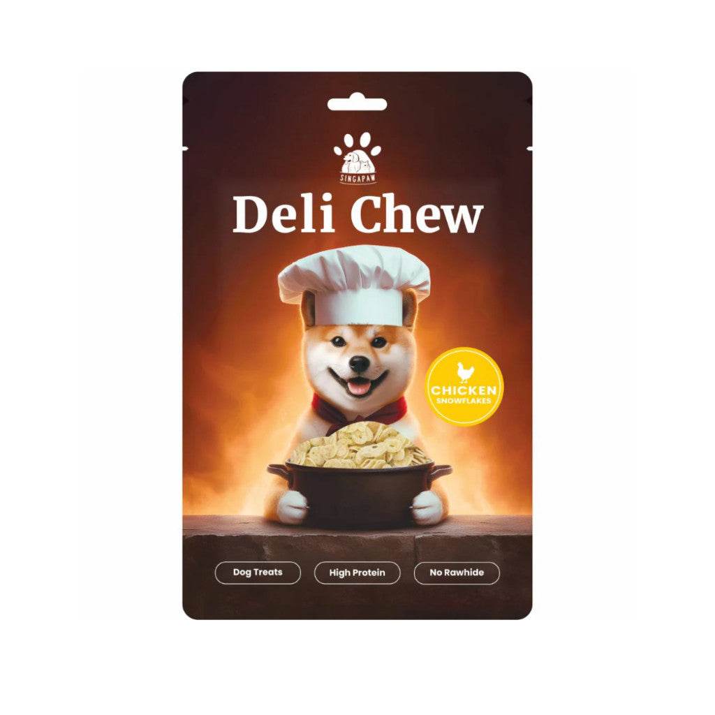 Singapaw Deli Chew Air Dried Jerky Dog Treats Chicken Snow 100g