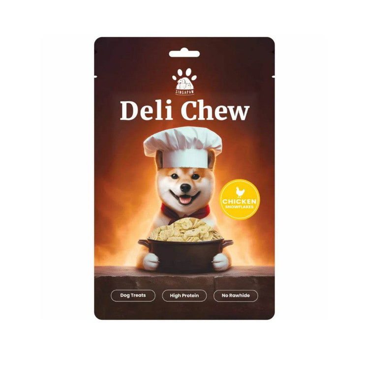Singapaw Deli Chew Air Dried Jerky Dog Treats Chicken Snow 100g