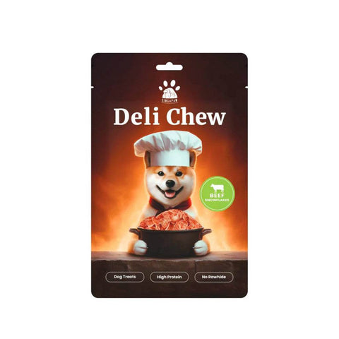 Singapaw Deli Chew Air Dried Jerky Dog Treats Beef Cube 120g