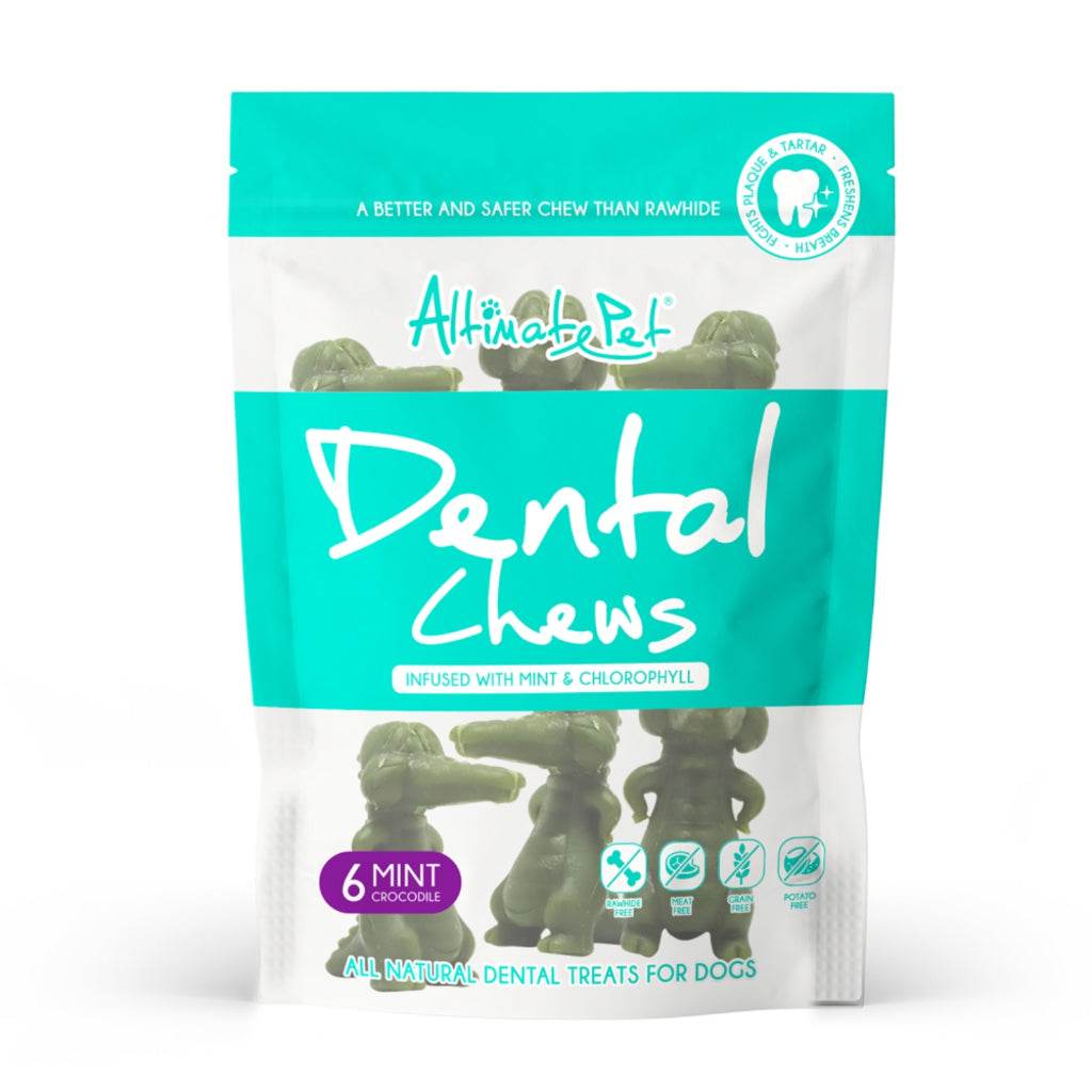 150g Altimate Pet Dog Dental Chew Crocodile Mint 150g