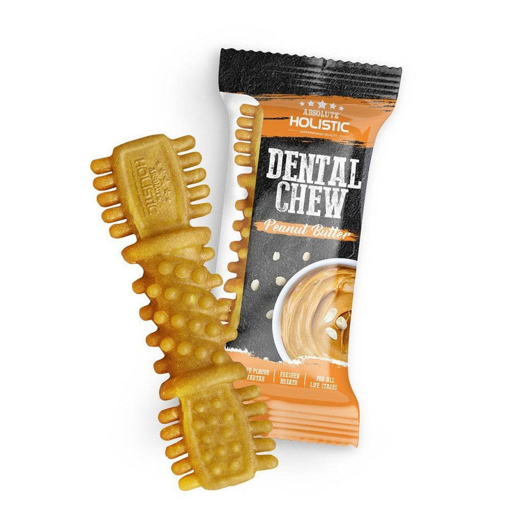 25g Absolute Holistic Dog Dental Chews Peanut Better