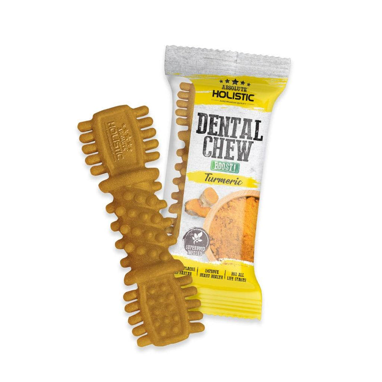 25g Absolute Holistic Dog Dental Chews Turmeric