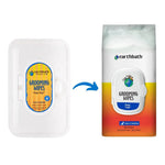Earthbath Pet Wipes - Grooming, Eye, Ear, Tooth & Gum, Facial Wipes Mango Tango 100s