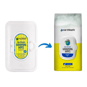 Earthbath Pet Wipes - Grooming, Eye, Ear, Tooth & Gum, Facial Wipes