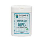 Earthbath Pet Wipes - Grooming, Eye, Ear, Tooth & Gum, Facial Wipes Tooth Gum Wipes 25s