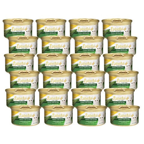 Bundle of 24 Aatas Cat Finest Wet Cat Food Chicken Blueberry