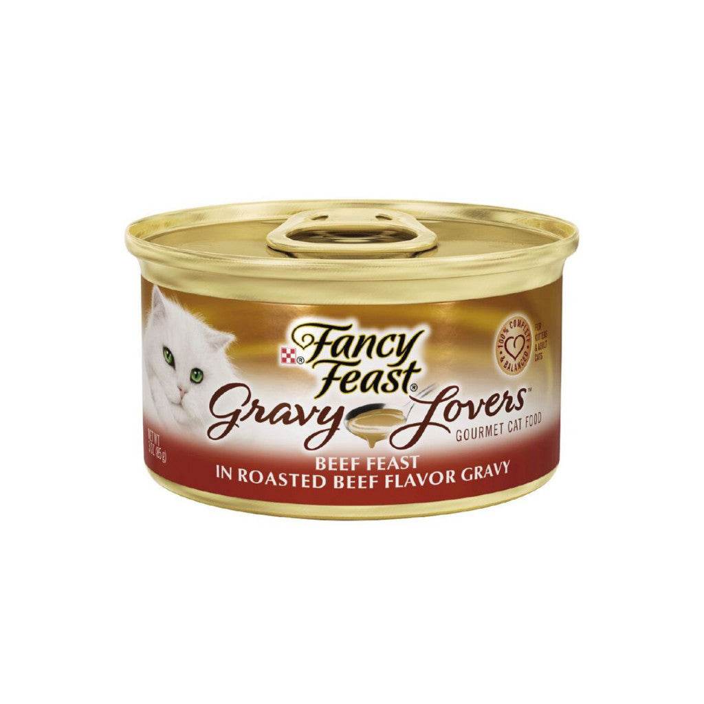 85g Fancy Feast Kitten Wet Food Gravy Lovers Beef