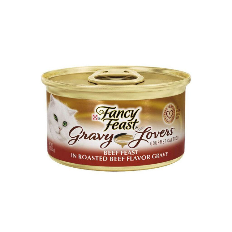 85g Fancy Feast Kitten Wet Food Gravy Lovers Beef
