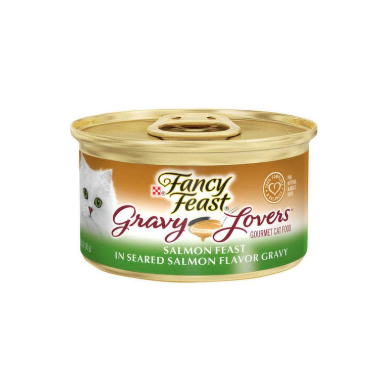 85g Fancy Feast Kitten Wet Food Gravy Lovers Salmon