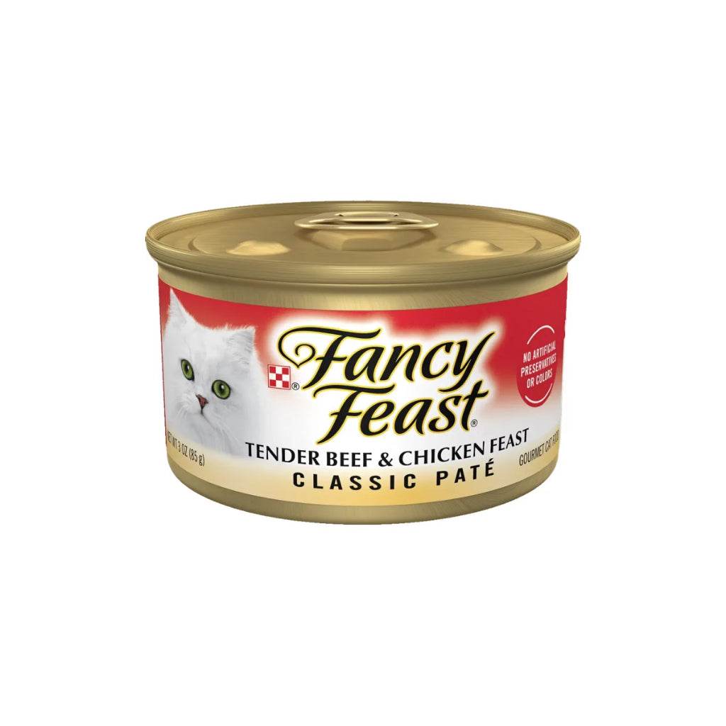 85g Fancy Feast Kitten Wet Food Classic Beef&Chicken