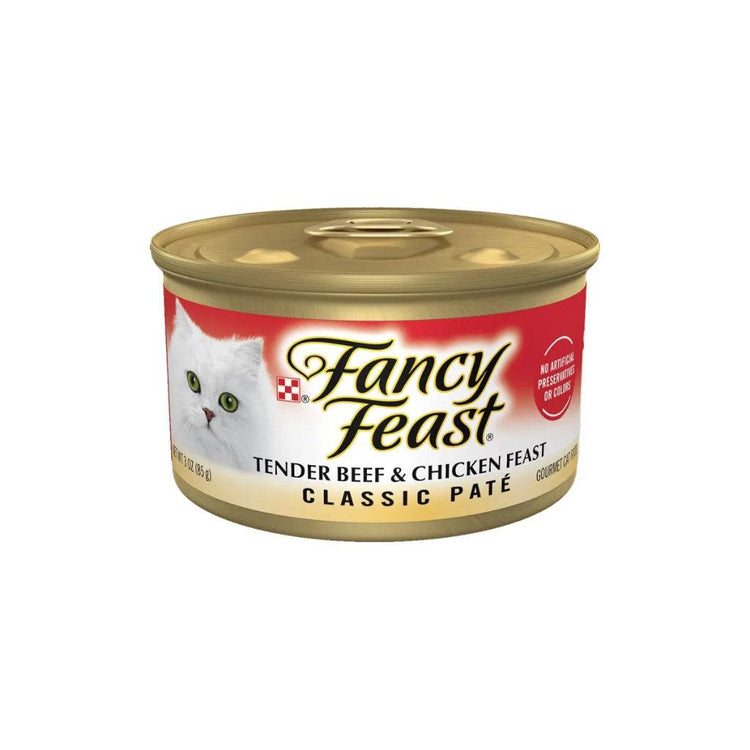 85g Fancy Feast Kitten Wet Food Classic Beef&Chicken