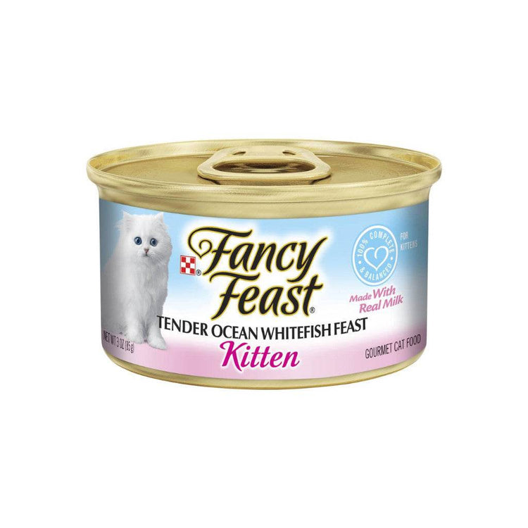 85g Fancy Feast Kitten Wet Food Kitten Whitefish