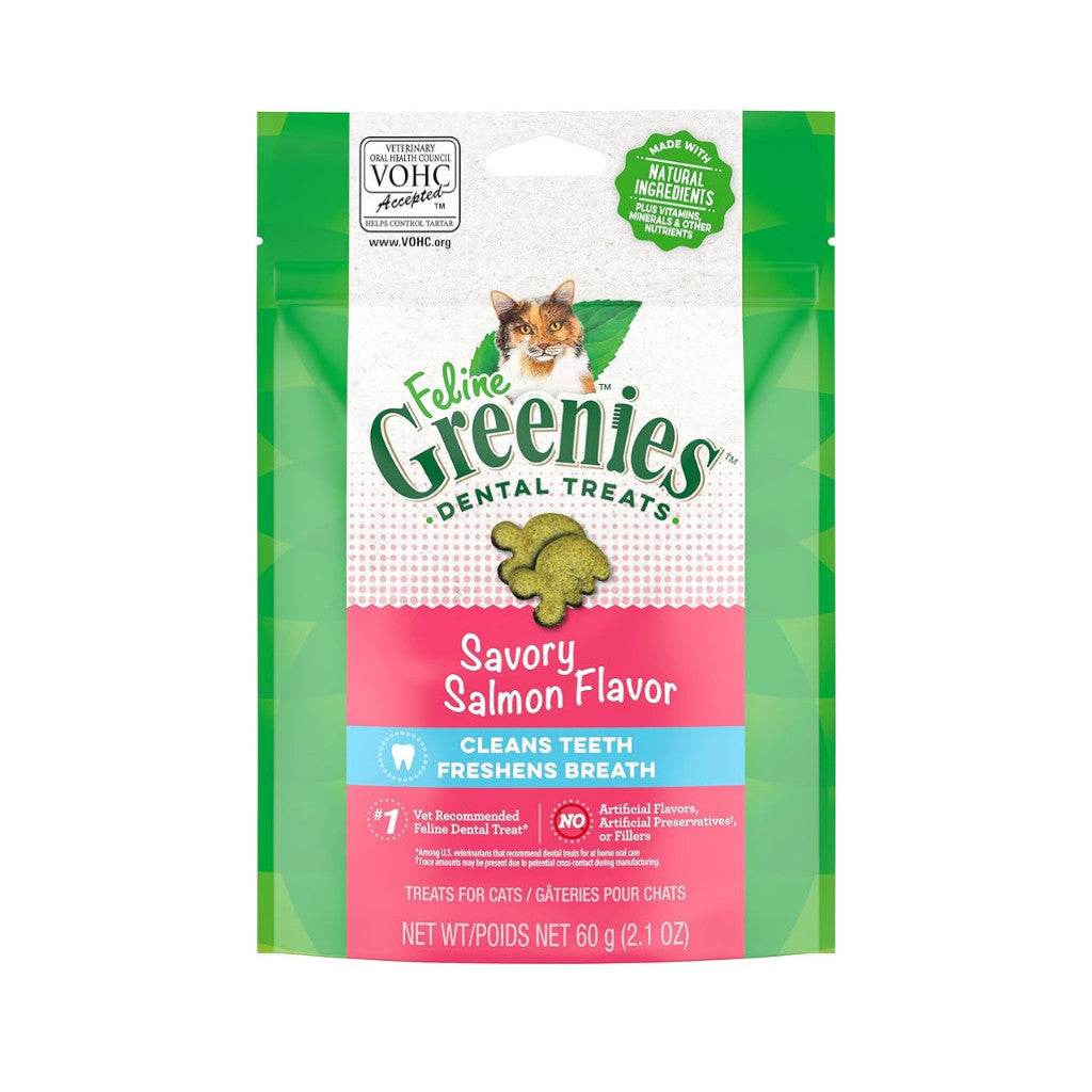 Feline Greenies Cat Dental Treats 60g Salmon