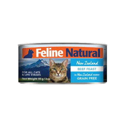 85g Feline Natural Canned Cat Food Beef