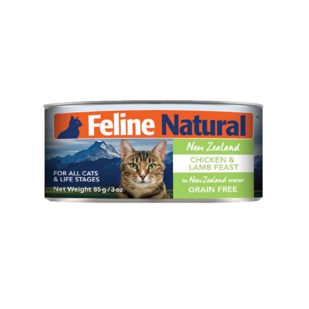 85g Feline Natural Canned Cat Food Chicken & Lamb