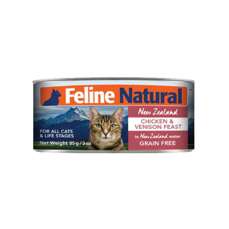 85g Feline Natural Canned Cat Food Chicken & Venison