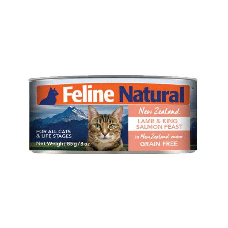 85g Feline Natural Canned Cat Food Lamb & Salmon