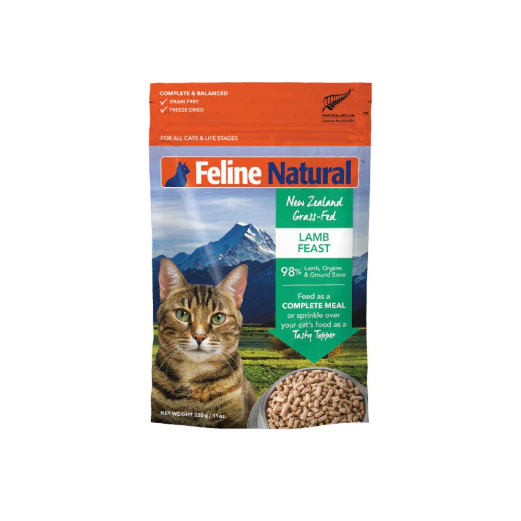 Feline Natural Freeze Dried Cat Food 320g/800g Lamb 320g