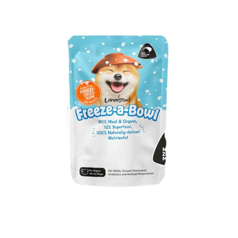 Loveabowl Freeze-a-Bowl Freeze-Dried Dog Food Trial Pack – 5g Chicken&Mackerel 5g