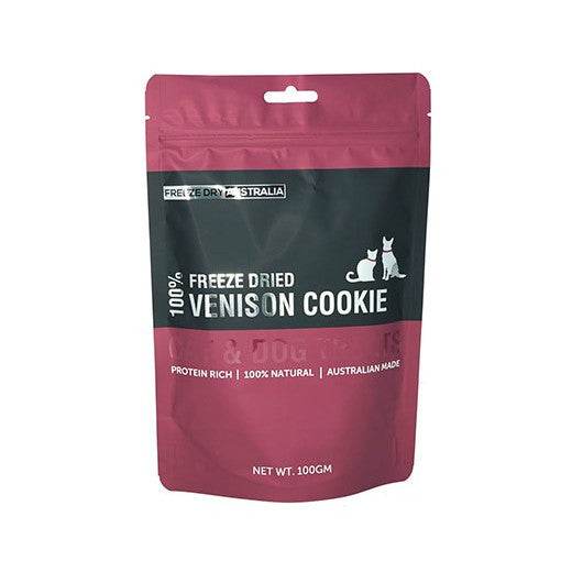 Freeze Dry Australia Freeze Dried Treats for Dogs & Cats Venison Cookie