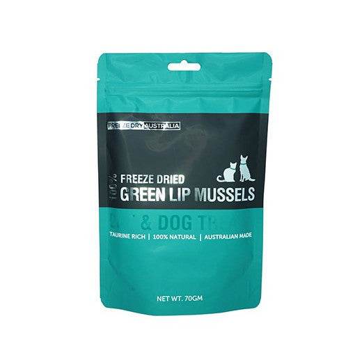 Freeze Dry Australia Freeze Dried Treats for Dogs & Cats Green Lip Mussels