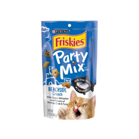 60g Friskies Party Mix Chicken Grilled Crunch Cat Food Beachside Crunch