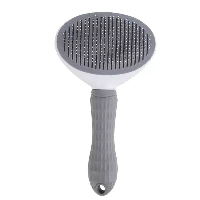 Pet Grooming Comb Cat Dog Easy Fur Removal Brush Grey
