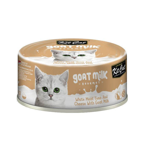 70g Kit Cat Goat Milk Gourmet Wet Food Tuna & Smoked Fish