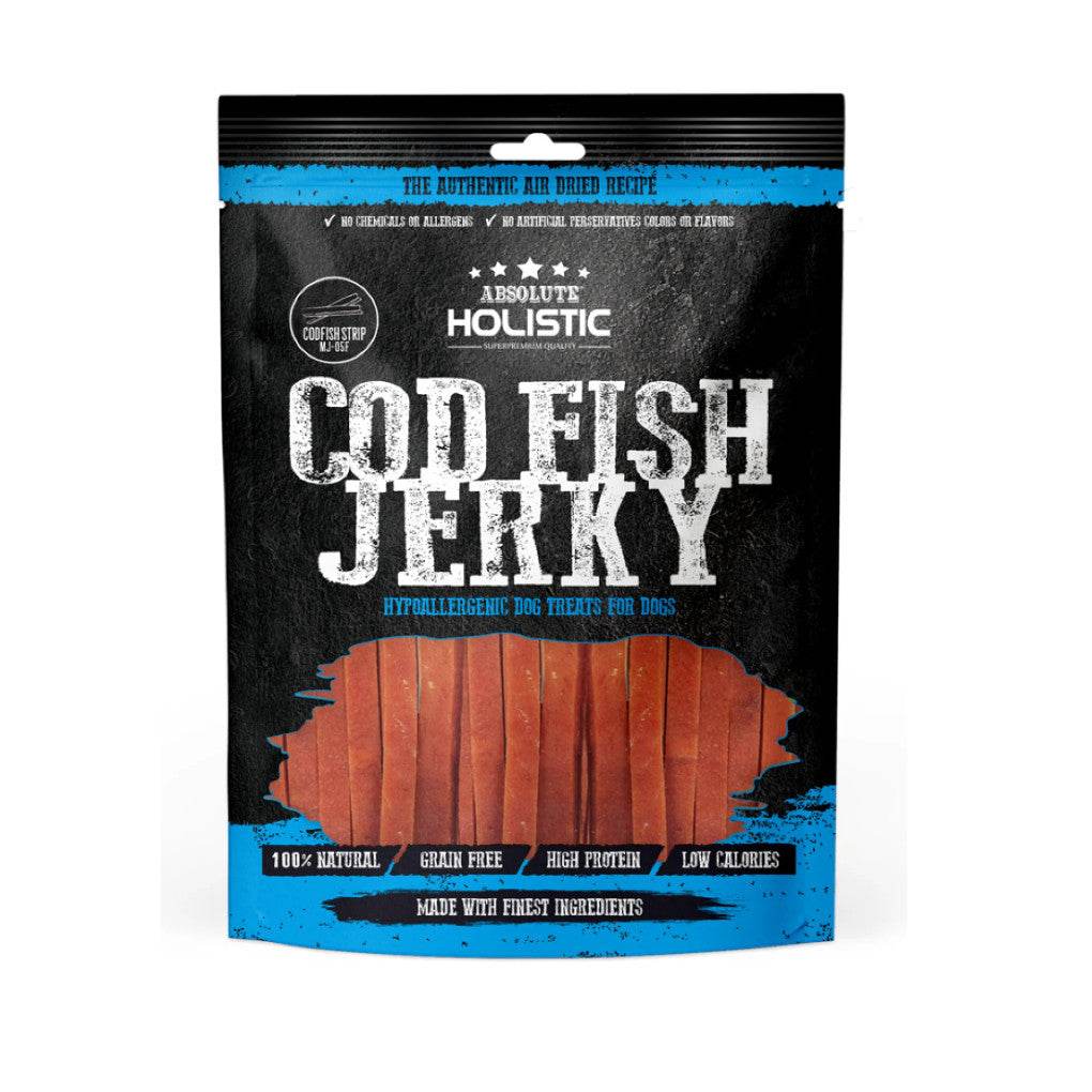 Absolute Holistic Dog Jerky Treat 100g Cod Fish