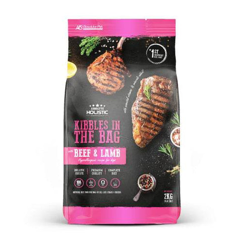 Absolute Holistic Hypoallergenic Dry Dog Food Pork & Codfish 2kg