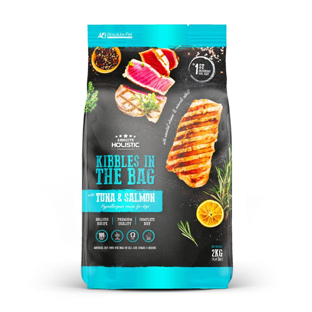 Absolute Holistic Hypoallergenic Dry Dog Food Tuna & Salmon 2kg