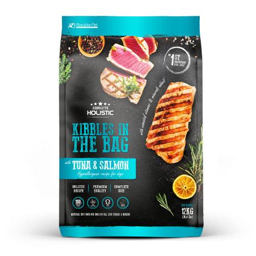 Absolute Holistic Hypoallergenic Dry Dog Food Tuna & Salmon 12kg