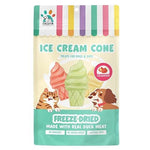 Singapaw Freeze Dried Ice Cream, Waffle & Muffin Cone Strawberry 48g